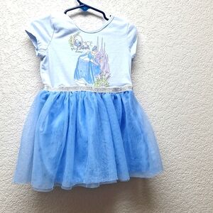 2t blue dress, no stains great condition.